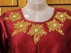 Cottinfab Maroon Dress