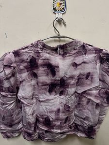 Stylish Purple Crop Top Women