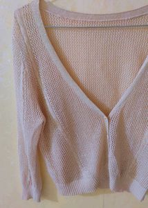 Crosia Top In Beige Color