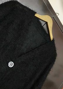 Black Winter Botton Style Shrug Sweater 42 Bust
