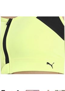 PUMAWomen Sports Lightly Padded Bra (Yellow)