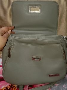 Grey Chic College Trendy Classy Sling Bag