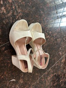 White Platform Heels