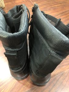 Black Combat Boots UK11