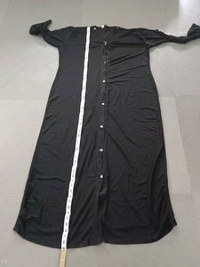 Black Button-Down Dress