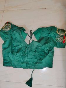 Hand Work Festive And Wedding Wear Saree With Blou