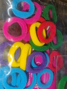 About 100 Pieces Colorful Hair Tie Set