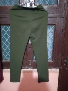 Green Casual Pants