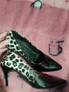 Leopard Print Heels Size:37