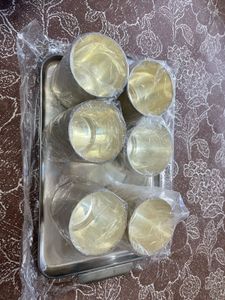 Silver Glow Ace Tray