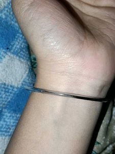 Silver Metal Bangle Bracelet