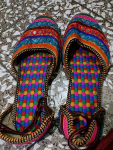 Colorful Embroidered Juttis