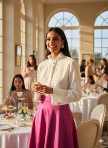 💎ZARA Diamond Dandy! ✨Ruffled Collar Blouse