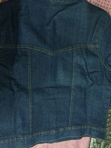 Distressed Denim Jacket - Size M