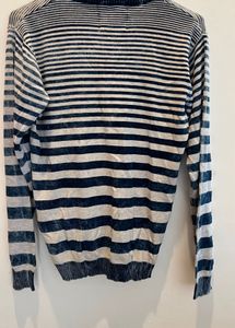 Striped V-Neck Sweater