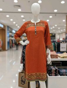 Elegant Orange Kurta