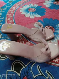 RINDAS Women Heels Sandal (Pink, 5)