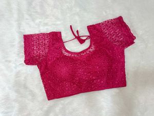 Pink Embroidered Blouse