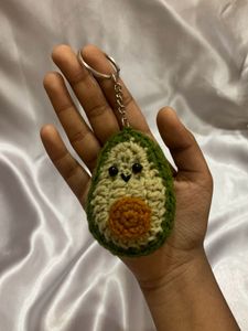 Avocado Crochet keychain 🥑