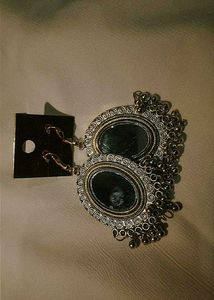 Mirrored Jhumka Earrings