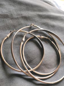 Hoop Earrings Pair Of 2