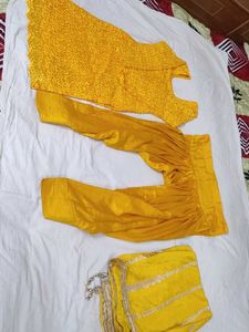 Yellow Salwar Kameez Suit