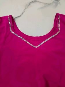 !!Sale!!💗Hot Pink Kurta Salwar Dupatta Set..💗