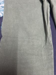 Olive Green Casual Pants