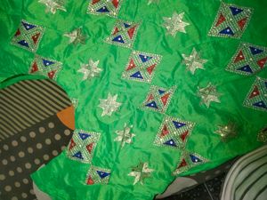 Embroidary Suit Set With Dupata
