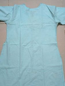 Elegant Light Blue Kurta + Jeans