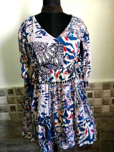 M/L Chest 36 -38 inches Boho Print Dress Size