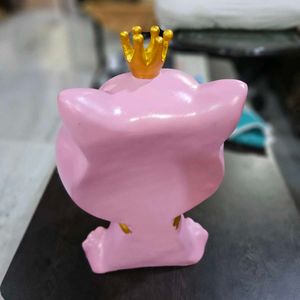 Lucky Big Mouth Cat Storage Pink