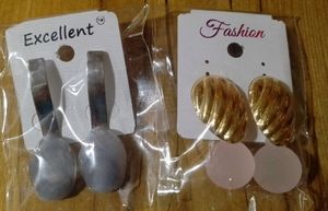 Pack Of 2 Korean Earrings Or Studs