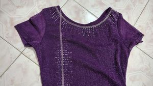 Sparkling Purple Bodycon dress