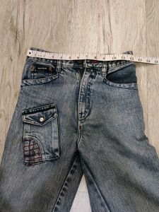 Sc8814 Max Blue Bootcut Jeans waist 24