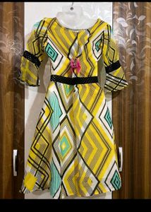 Patterned Mini Dress