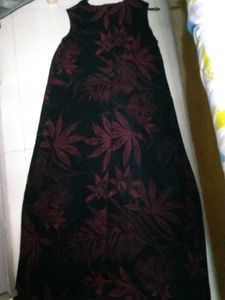 Floral Print Sleeveless Maxi Dress
