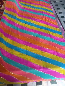 Multi Colour Georgette Dupatta.