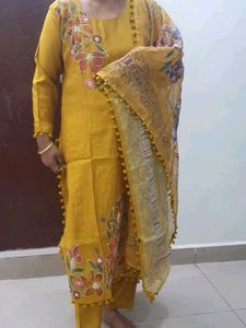 ✨ 🌻 SUNSHINE MUSTARD HAND-PAINTED LUXE 🌻 ✨