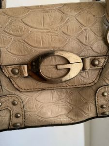 Guess Y2K Handbag, Embossed Cream💛