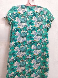 Floral Print Night Dress