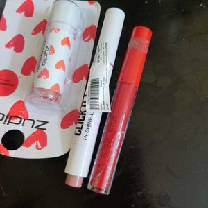 New Lipstick And Lip Balm