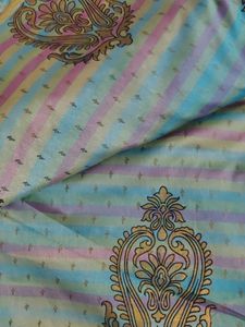 Traditional floral green saree