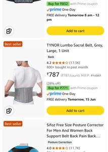Sacral Belt For Backache