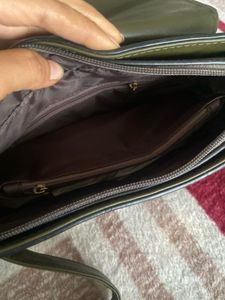 Stylish Olive Green Crossbody Bag