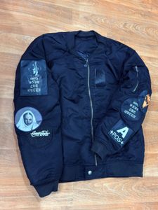 Stylish Black Bomber Jacket