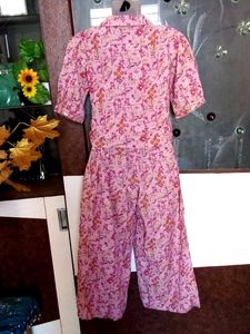 Floral Print Two-Piece Pajama Set🌺🌸