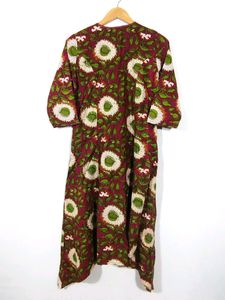 Ajio Multicolour Floral Printed Dress