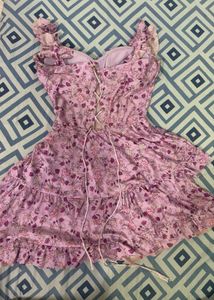 Floral Ruffle Mini Dress