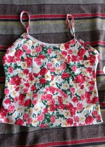 Floral Print Cami Top